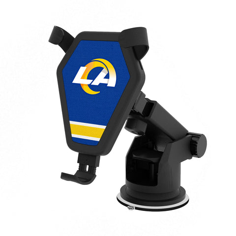 Los Angeles Rams Stripe Wireless Car Charger-0