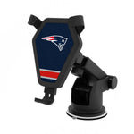New England Patriots Stripe Wireless Car Charger-0