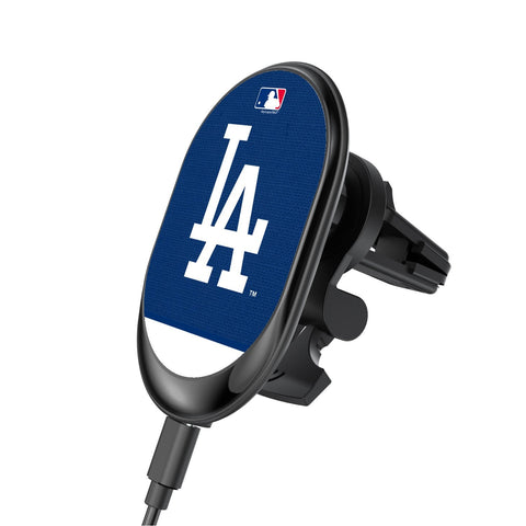 LA Dodgers Solid Wordmark Wireless Car Charger