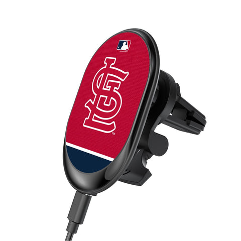 St Louis Cardinals Solid Wordmark Wireless Car Charger