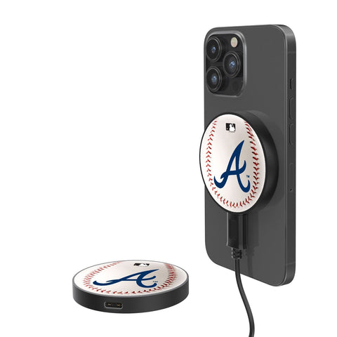 Atlanta Braves Baseball 10-Watt Wireless Magnetic Charger