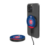 Chicago Cubs Stripe 10-Watt Wireless Magnetic Charger
