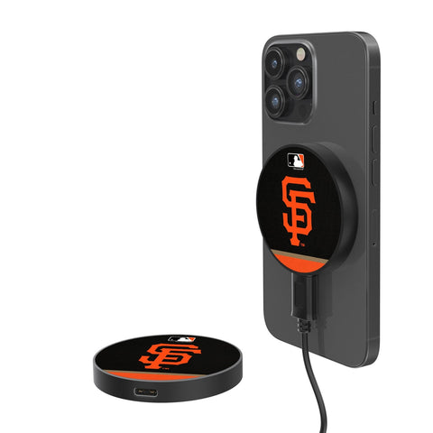 San Francisco Giants Stripe 10-Watt Wireless Magnetic Charger
