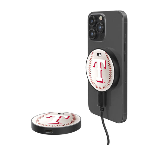 Texas Rangers Baseball 10-Watt Wireless Magnetic Charger