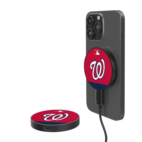 Washington Nationals Stripe 10-Watt Wireless Magnetic Charger