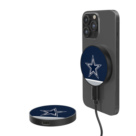 Dallas Cowboys Stripe 15-Watt Wireless Magnetic Charger-0