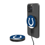 Indianapolis Colts Stripe 10-Watt Wireless Magnetic Charger