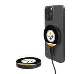 Pittsburgh Steelers Stripe 10-Watt Wireless Magnetic Charger