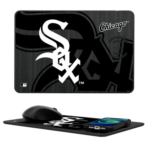 Chicago White Sox Tilt 15-Watt Wireless Charger and Mouse Pad