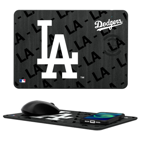 LA Dodgers Tilt 15-Watt Wireless Charger and Mouse Pad