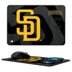 San Diego Padres Tilt 15-Watt Wireless Charger and Mouse Pad