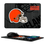 Cleveland Browns Tilt 15-Watt Wireless Charger and Mouse Pad-0