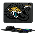 Jacksonville Jaguars Tilt 15-Watt Wireless Charger and Mouse Pad-0
