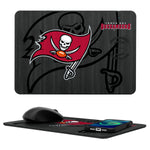 Tampa Bay Buccaneers Tilt 15-Watt Wireless Charger and Mouse Pad-0