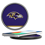 Baltimore Ravens Stripe 10-Watt Wireless Charger-0