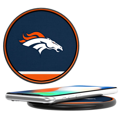 Denver Broncos Stripe 10-Watt Wireless Charger-0