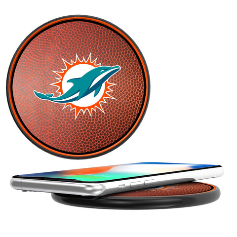 Miami Dolphins Football 10-Watt Wireless Charger-0