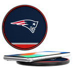 New England Patriots Stripe 10-Watt Wireless Charger-0