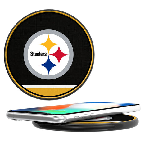 Pittsburgh Steelers Stripe 10-Watt Wireless Charger-0