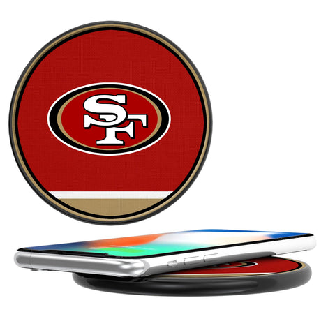 San Francisco 49ers Stripe 10-Watt Wireless Charger-0
