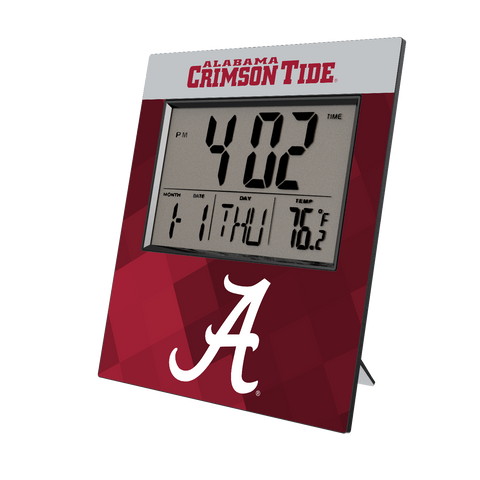 Alabama Crimson Tide Color Block Wall Clock-0