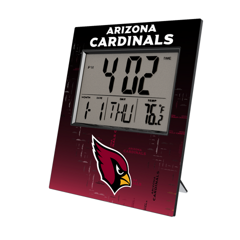 Arizona Cardinals Quadtile Wall Clock-0