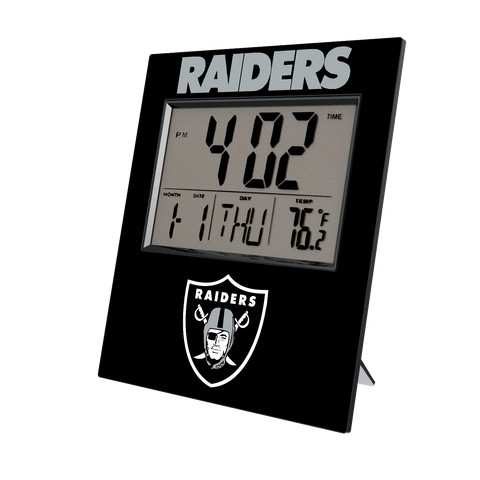 Las Vegas Raiders Quadtile Wall Clock-0