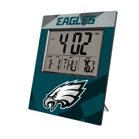 Philadelphia Eagles Color Block Wall Clock-0