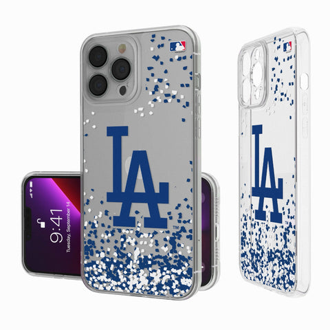 LA Dodgers Confetti Clear Case