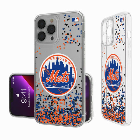 New York Mets Confetti Clear Case