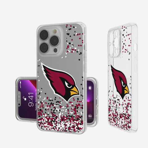 Arizona Cardinals Confetti Clear Case-0