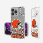 Cleveland Browns Confetti Clear Case-0