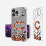 Chicago Bears Confetti Clear Case-0