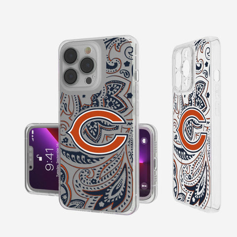 Chicago Bears Paisley Clear Case-0