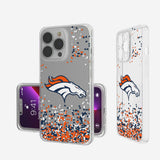 Denver Broncos Confetti Clear Case-0