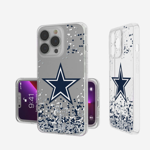 Dallas Cowboys Confetti Clear Case-0