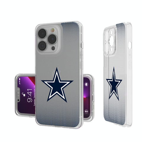 Dallas Cowboys Linen Clear Phone Case-0