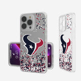 Houston Texans Confetti Clear Case-0