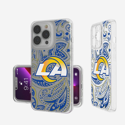 Los Angeles Rams Paisley Clear Case-0