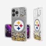 Pittsburgh Steelers Confetti Clear Case-0