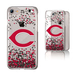 Cincinnati Reds Confetti Clear Case
