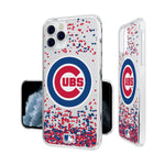 Chicago Cubs Confetti Clear Case