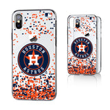 Houston Astros Confetti Clear Case
