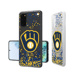 Milwaukee Brewers Confetti Clear Case