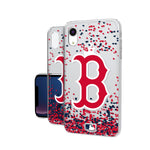 Boston Red Sox Confetti Clear Case
