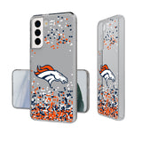 Denver Broncos Confetti Clear Case-1