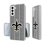 New Orleans Saints Blackletter Clear Case-1