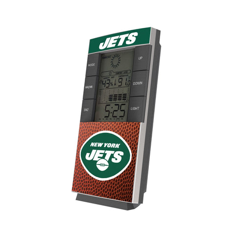 New York Jets Football Wordmark Digital Desk Clock-0