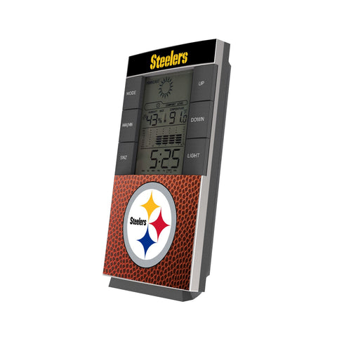 Pittsburgh Steelers Football Wordmark Digital Desk Clock-0