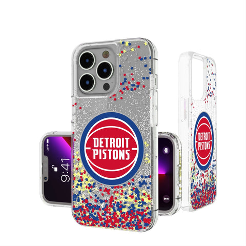 Detroit Pistons Confetti Glitter Case